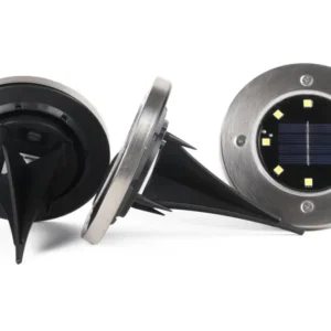 LED Bodenleuchte Solar Garten IP44 3-tlg