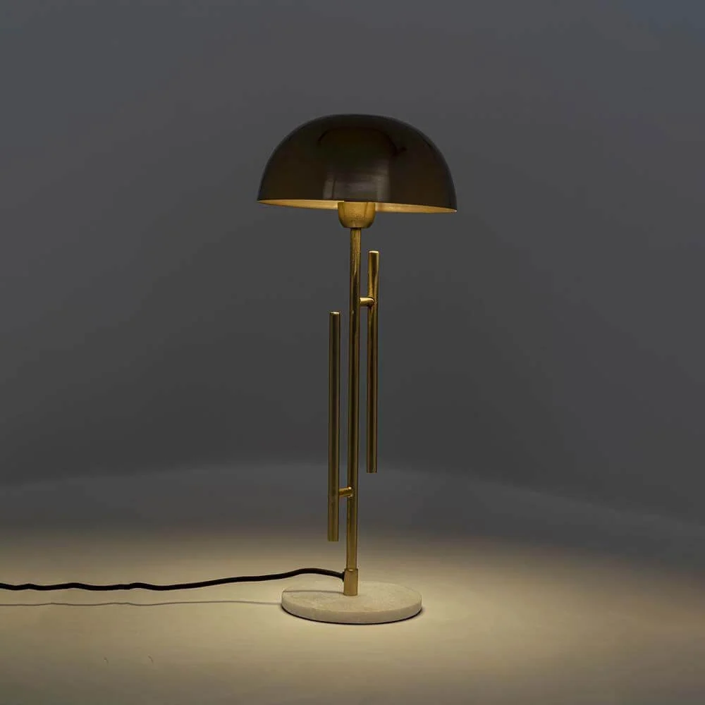 Tischleuchte Solo Brass