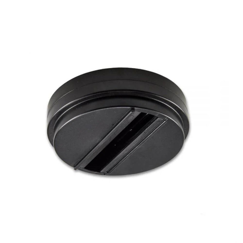 Aufbauadapter für 3-Phasen Schienenstrahler Schwarz 1-Phase Ø 11cm