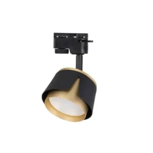 LED 1-Phasen-Schienenstrahler rund | Tulpe | GX53-Sockel | Schwarzes Gold