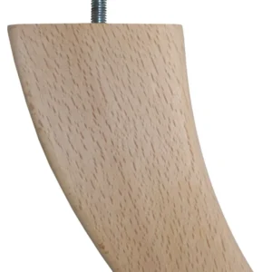 Möbelbeine mit gebogener Rückseite, 132 mm