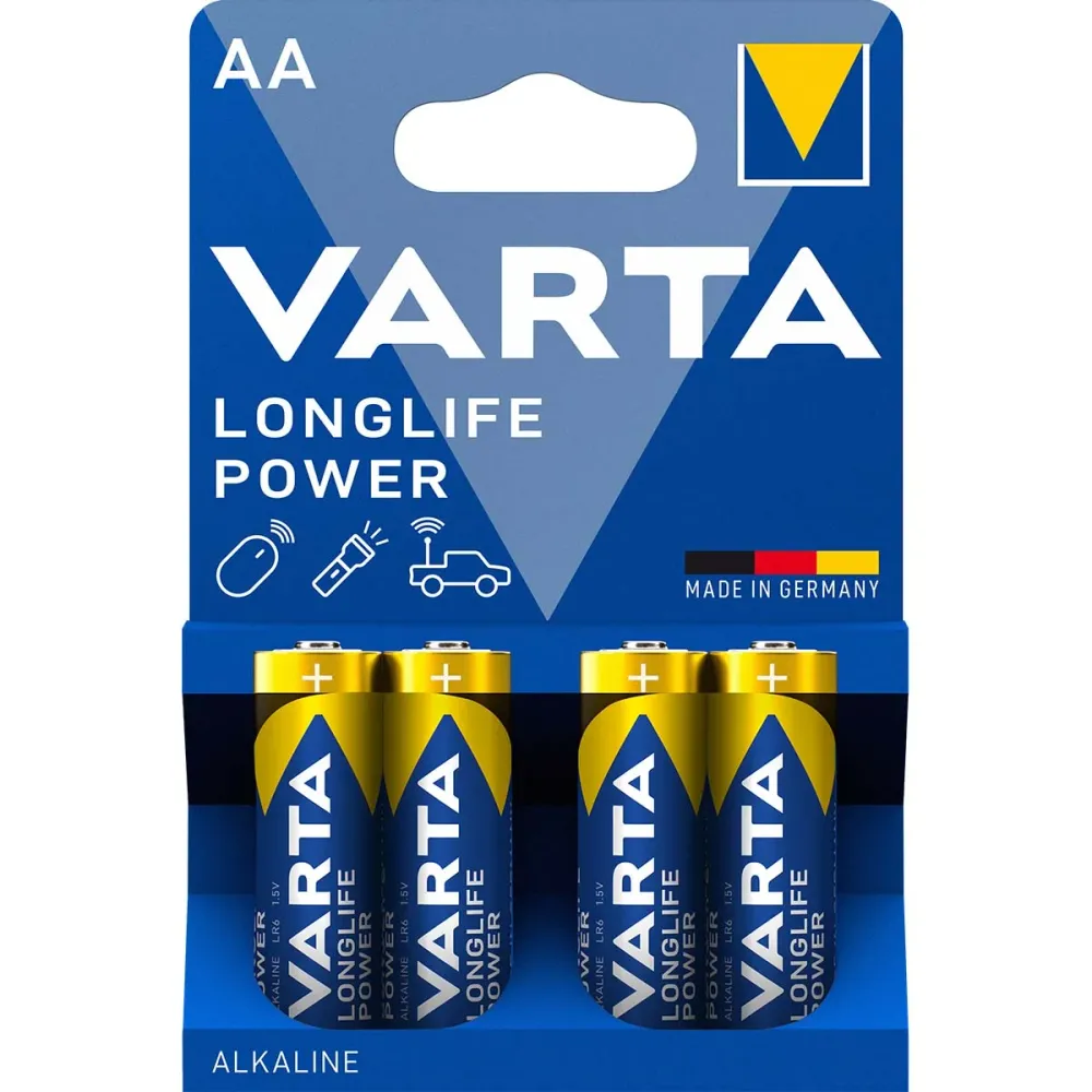 Alkaline Batterie AA | 1.5 V DC | 4-Blister-Karte