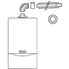 Vaillant Set Konzentr.Anschluss (60/100) LAS-Systeme (303923)