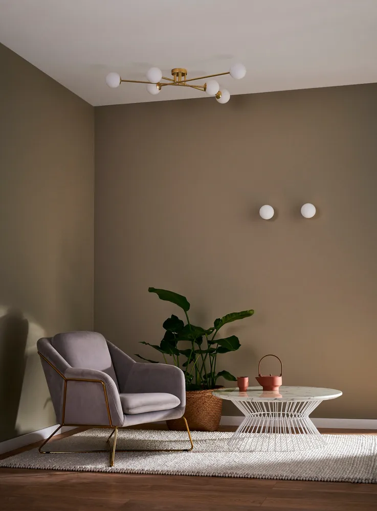 Deckenlampe ASTRA 6 schwarz mit Gold