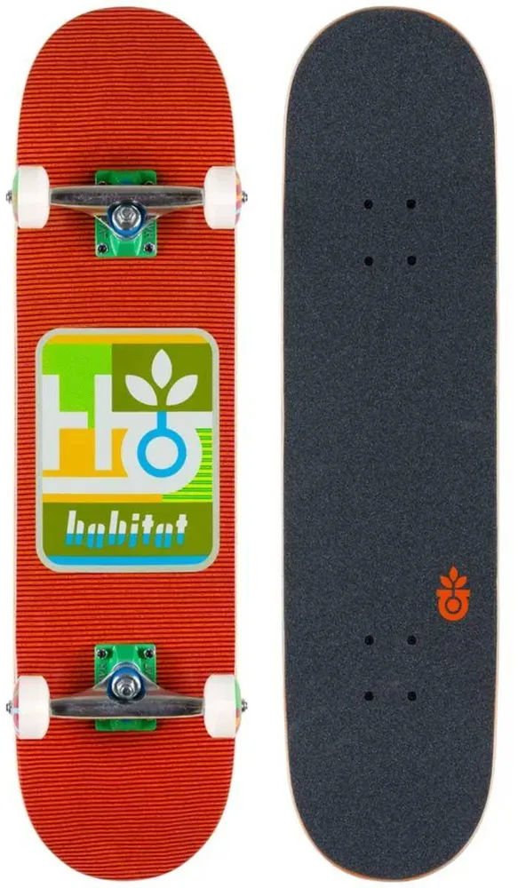 Habitat Mod Pod 7.875 Complete Skateboard Red