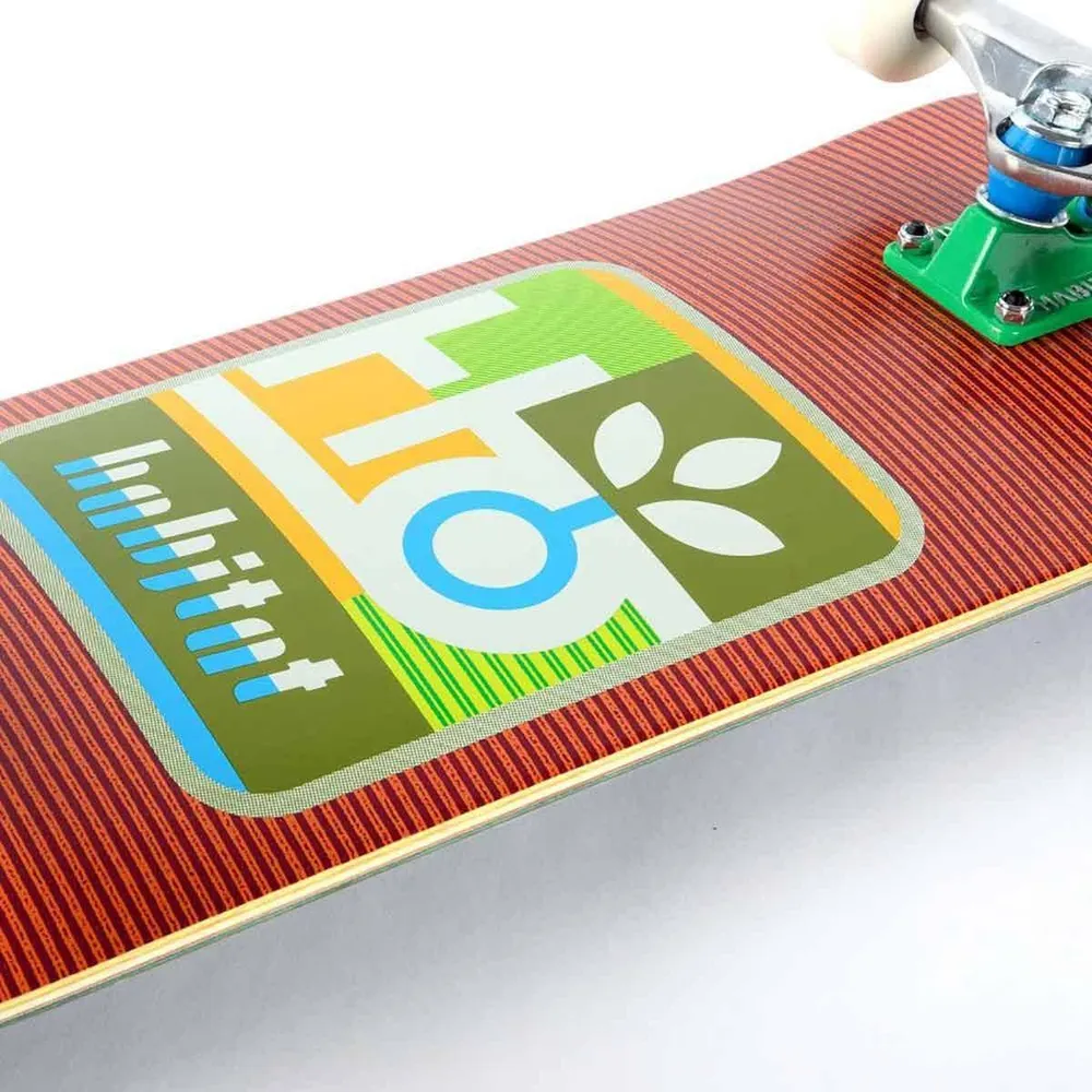 Habitat Mod Pod 7.875 Complete Skateboard Red