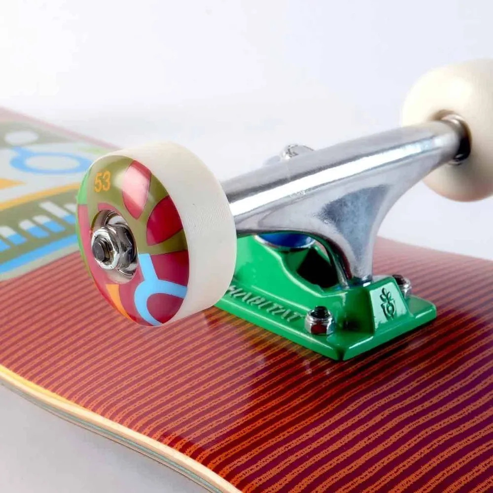 Habitat Mod Pod 7.875 Complete Skateboard Red