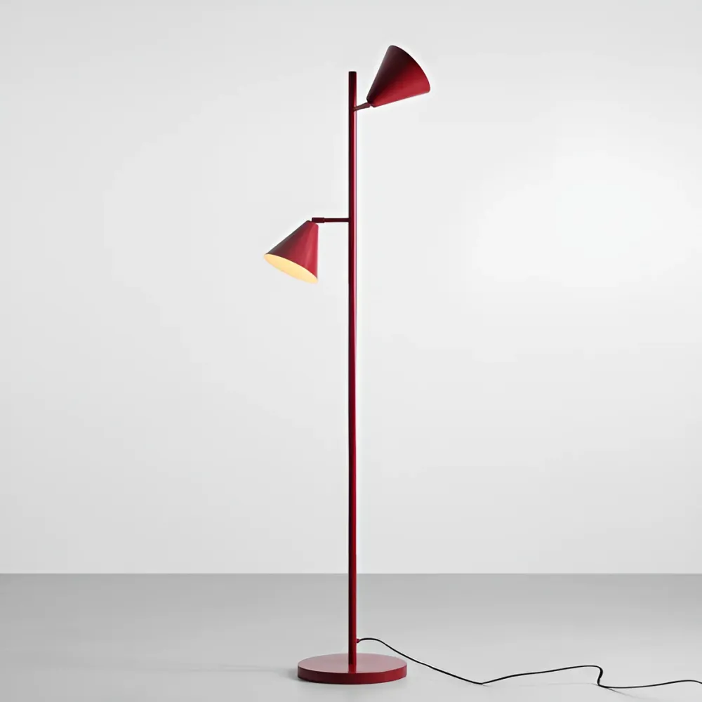 Stehleuchte FORM DUO rot