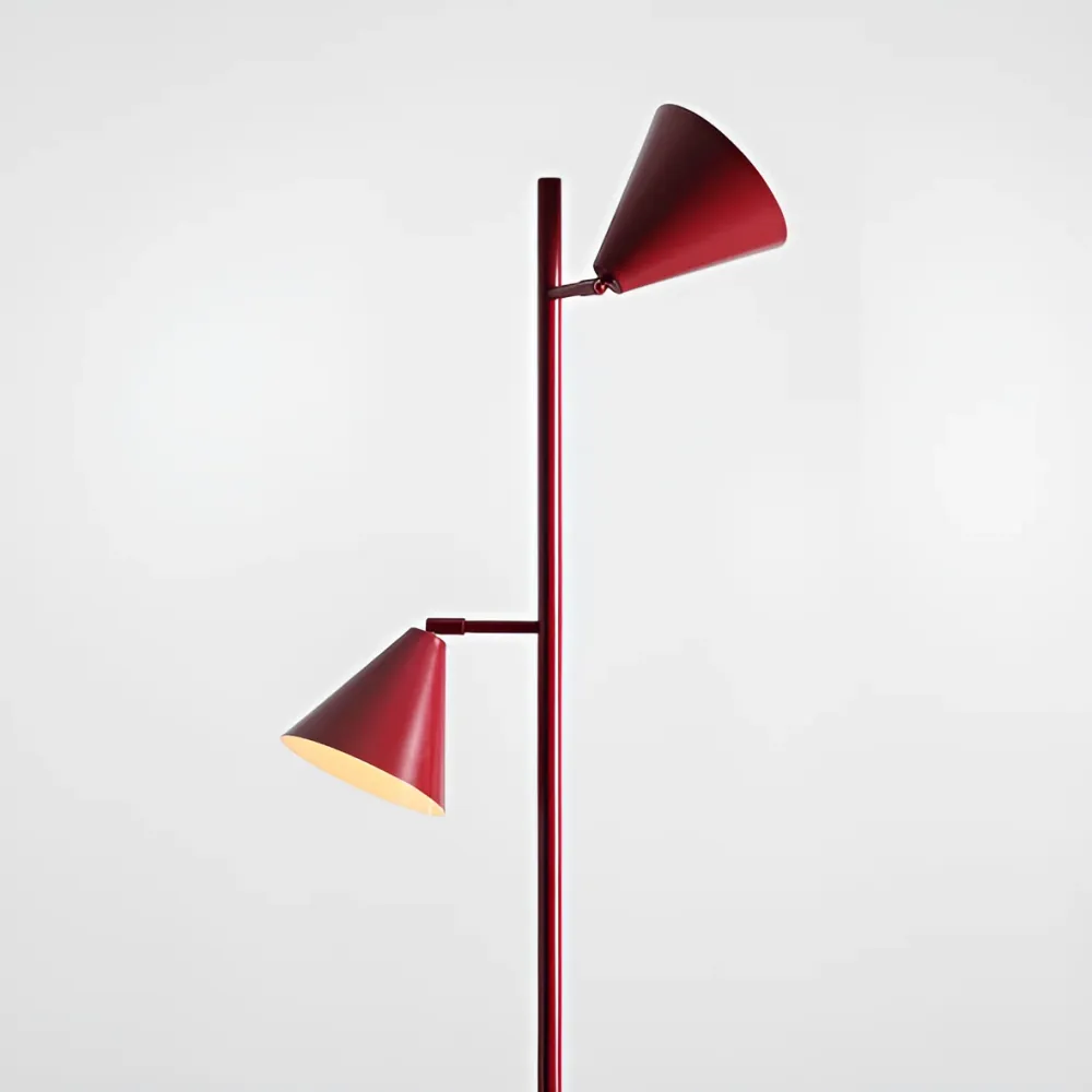 Stehleuchte FORM DUO rot