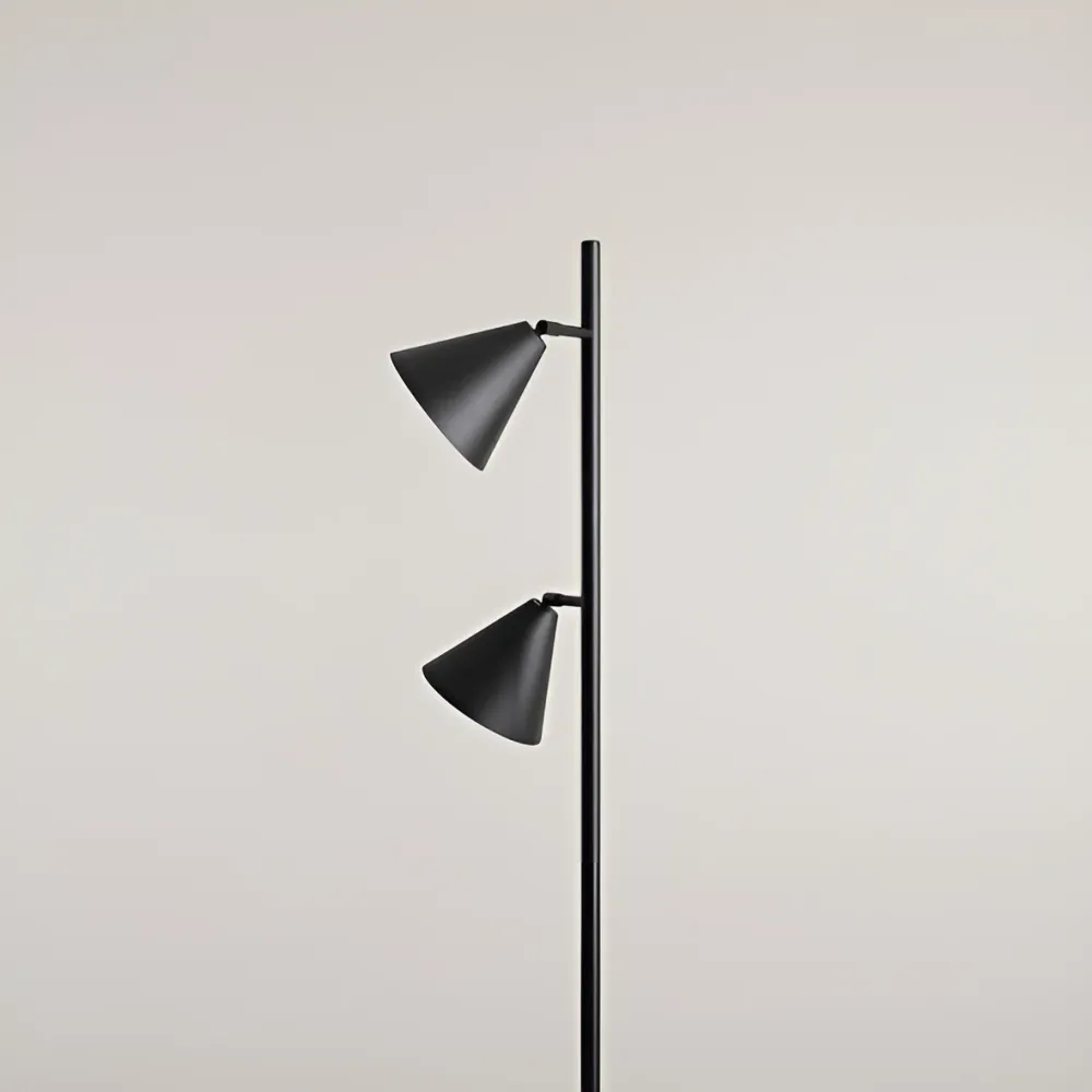 Stehleuchte FORM DUO schwarz