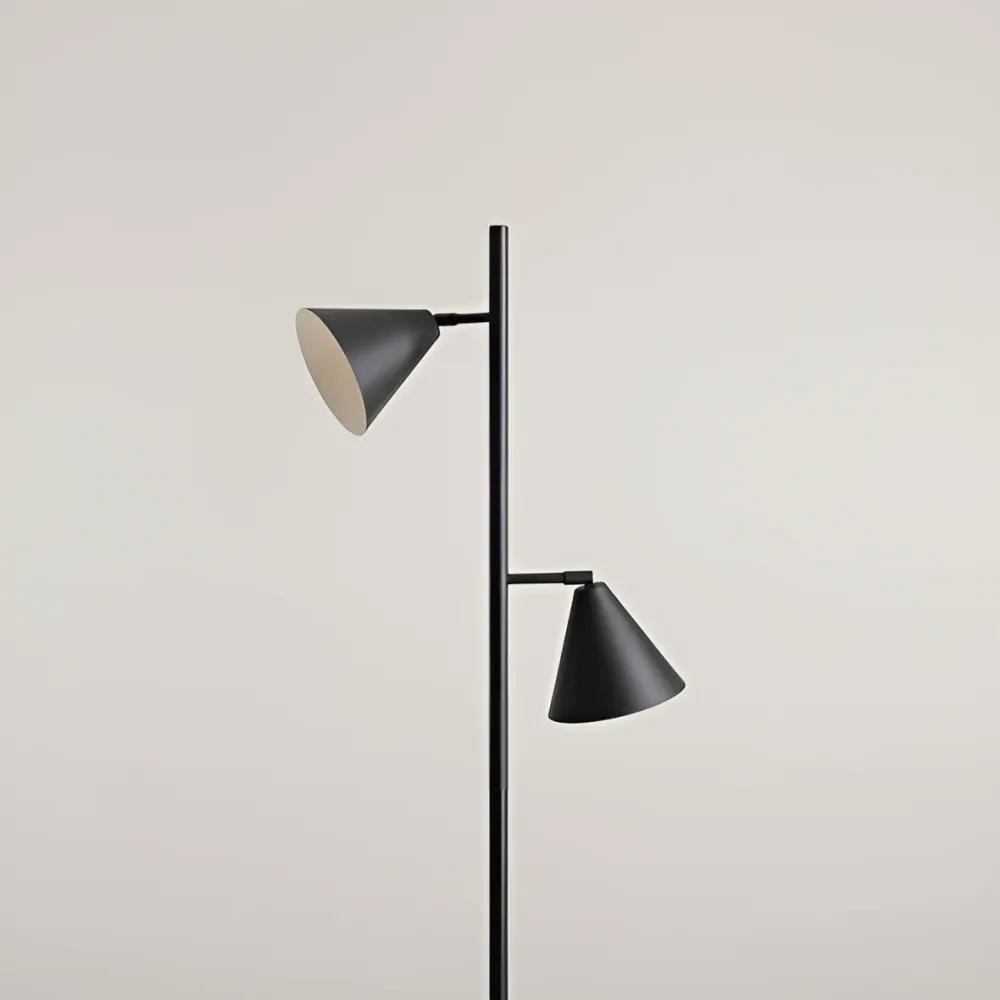 Stehleuchte FORM DUO schwarz