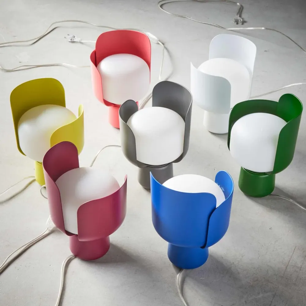 Tischlampe BLOM gelb