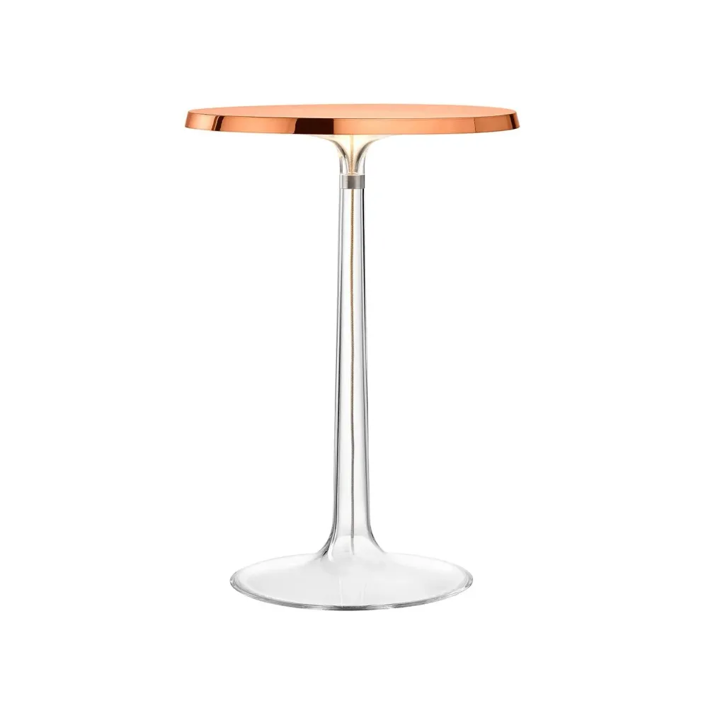 Tischlampe BON JOUR kupfer mit Stoffschirm