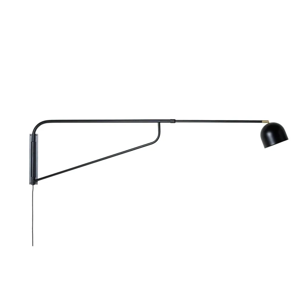 Wandleuchte mit Arm BELLMAN schwarz