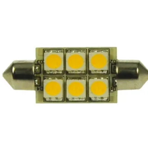 6 LED-Glühbirne 12V Soffitte Ø16 x 42 mm