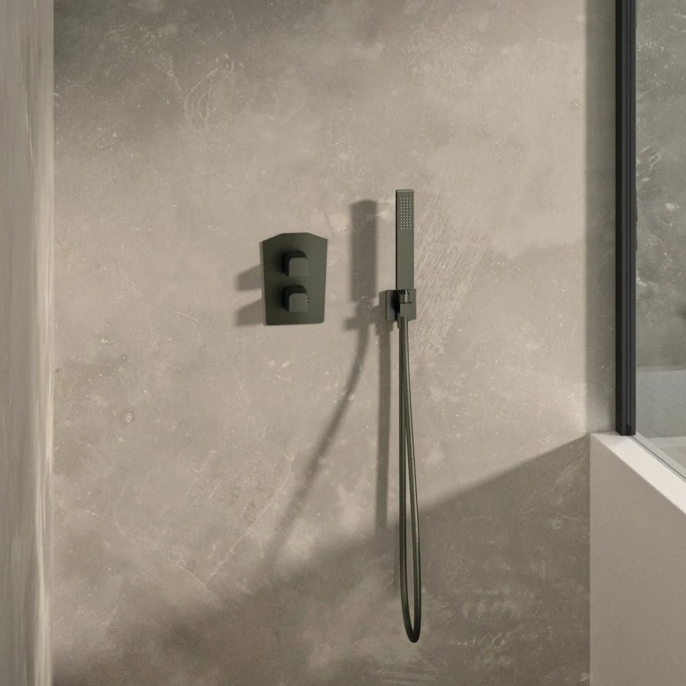 Ramon Soler - Thermostat-Einbau-Duscharmatur 1-Wege Prisma Graphit