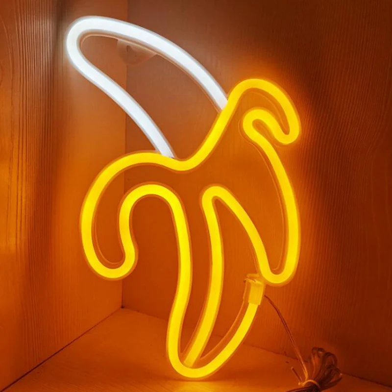 Bananen-Neon-LED-Lampe