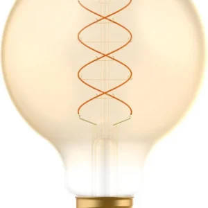 DecoDim LED-Lampe Gold E27 - XL Ø 9,5 cm - Dimmbar - Extra warmweiß - 5W (25W)