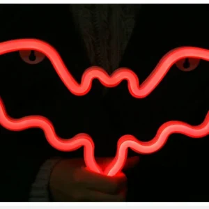 Fledermaus-Neon-LED-Lampe