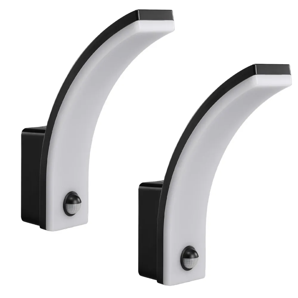 2x LED-Lampe mit Dämmerungssensor 20W IP65 Maclean MCE512