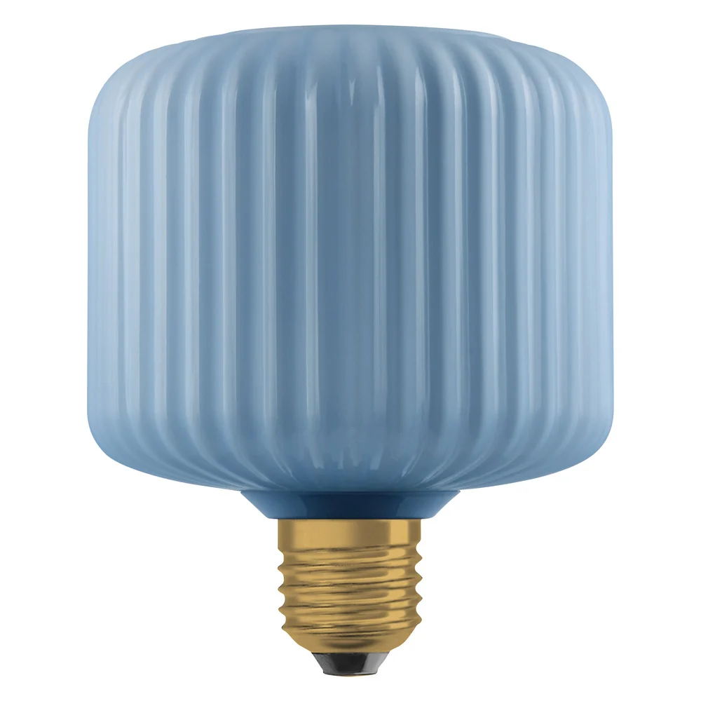 OSRAM DECOR LED-Lampe farbiges Glas quadratisch blau
