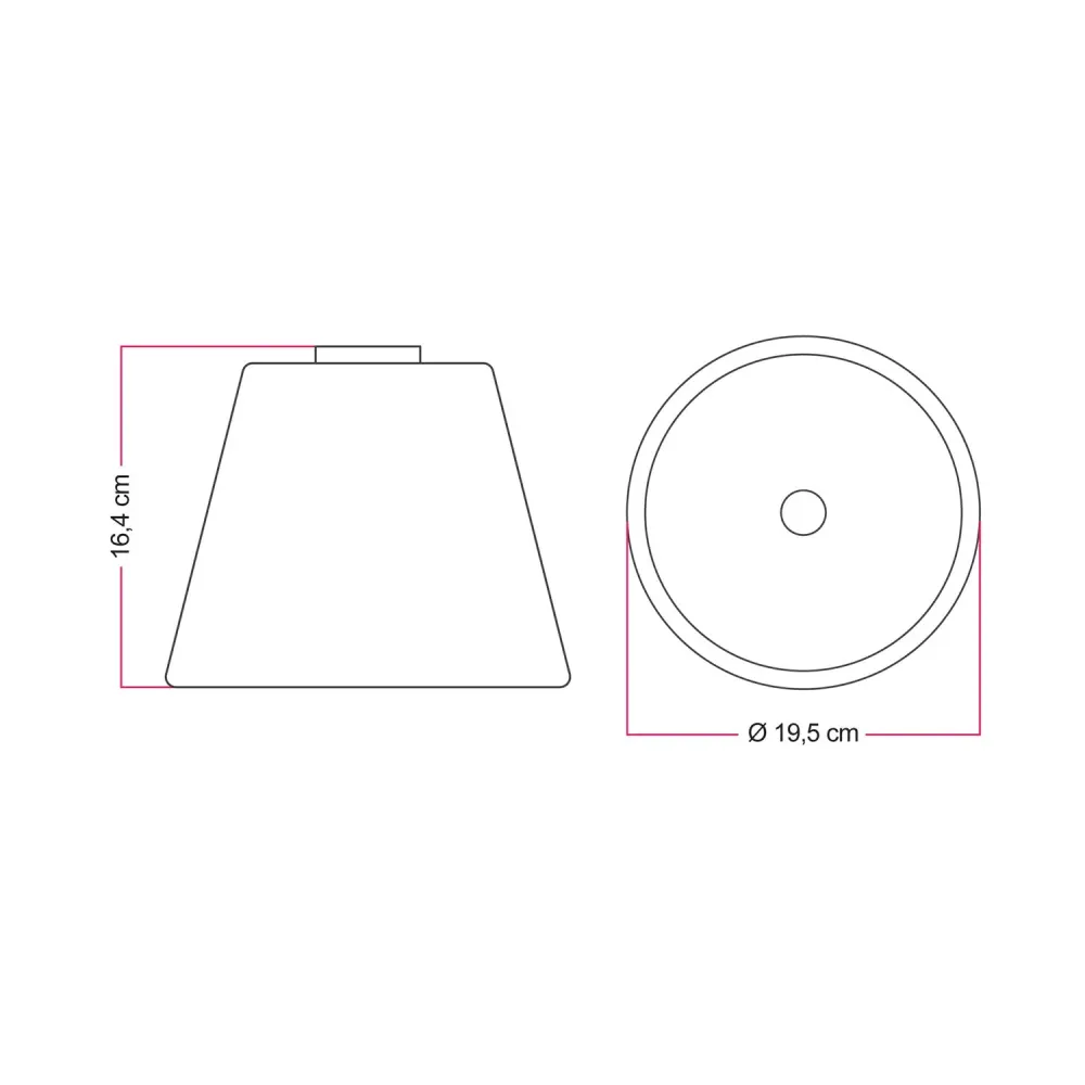 Design-Deckenleuchte mit Ghost-Glühbirne Kegelform – Weiß