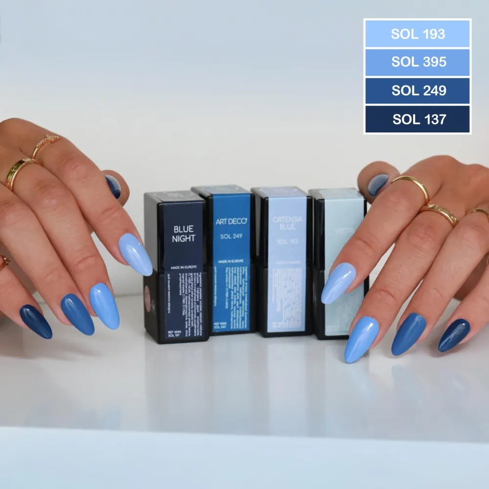 Laif Semi-permanenter Gel-Nagellack SOL 137 Mitternachtsblau 10 ml