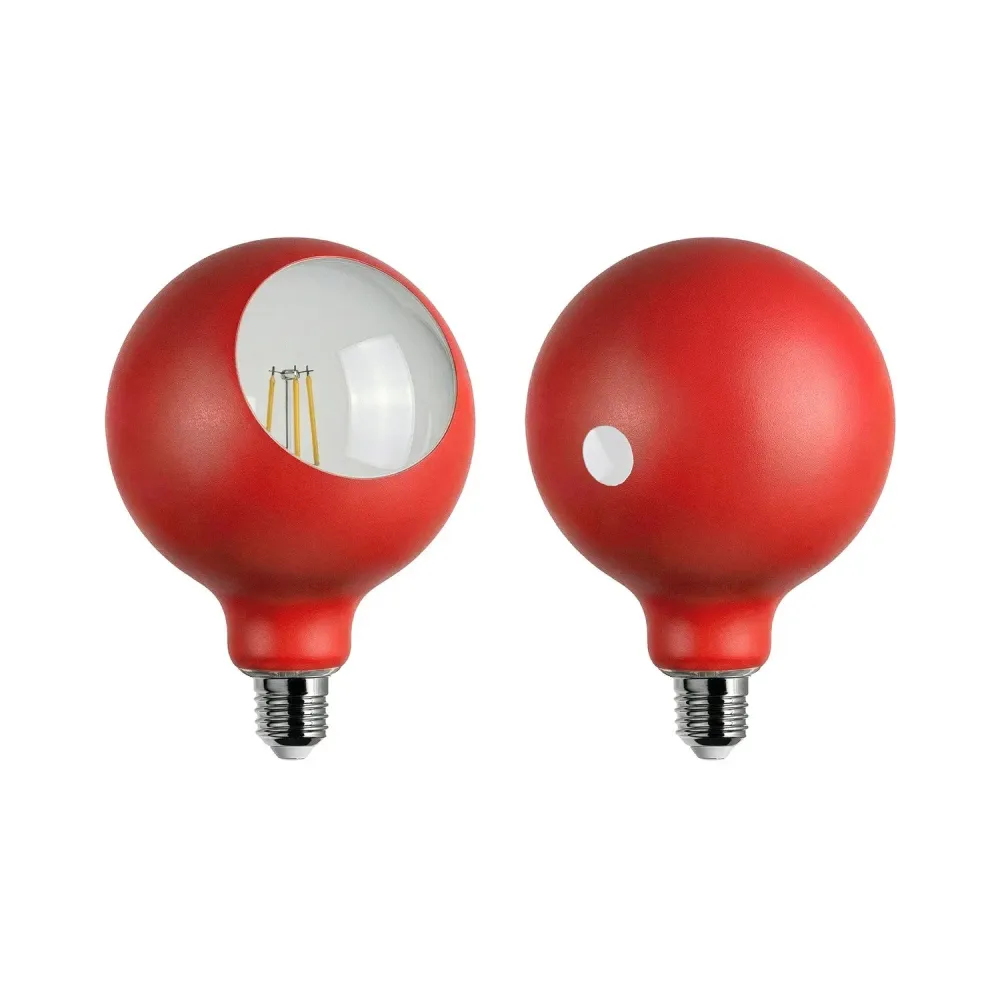 LED-Glühbirne Camo G125 4,8 W 806 lm E27 2700K Dimmbar - Rot