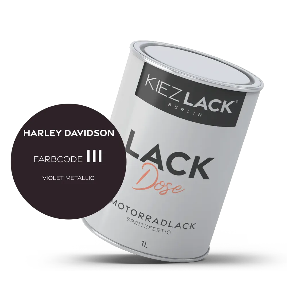 1K Motorradlack Basislack Lackdose Harley Davidson 111 VIOLET METALLIC
