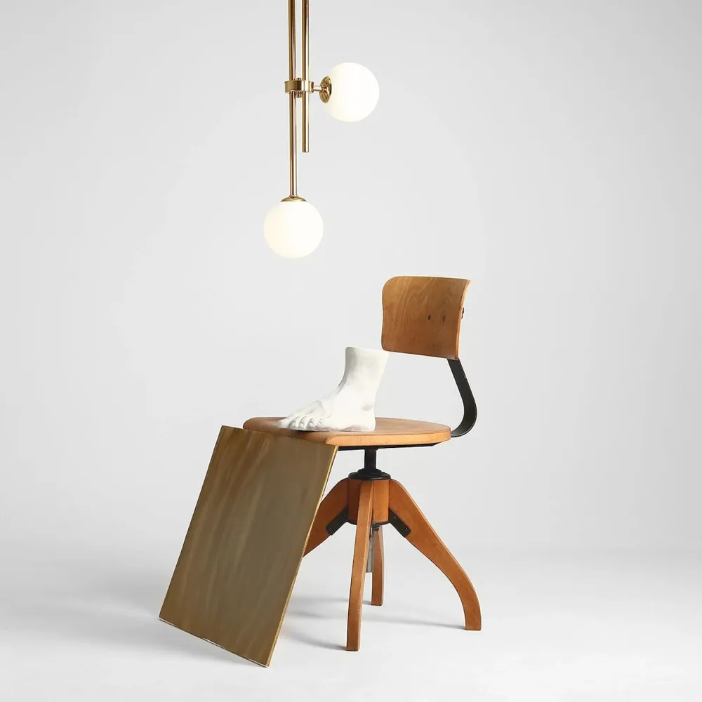 Aldex Harmony 3L Deckenleuchte, Höhe 113 cm, E14 Gold