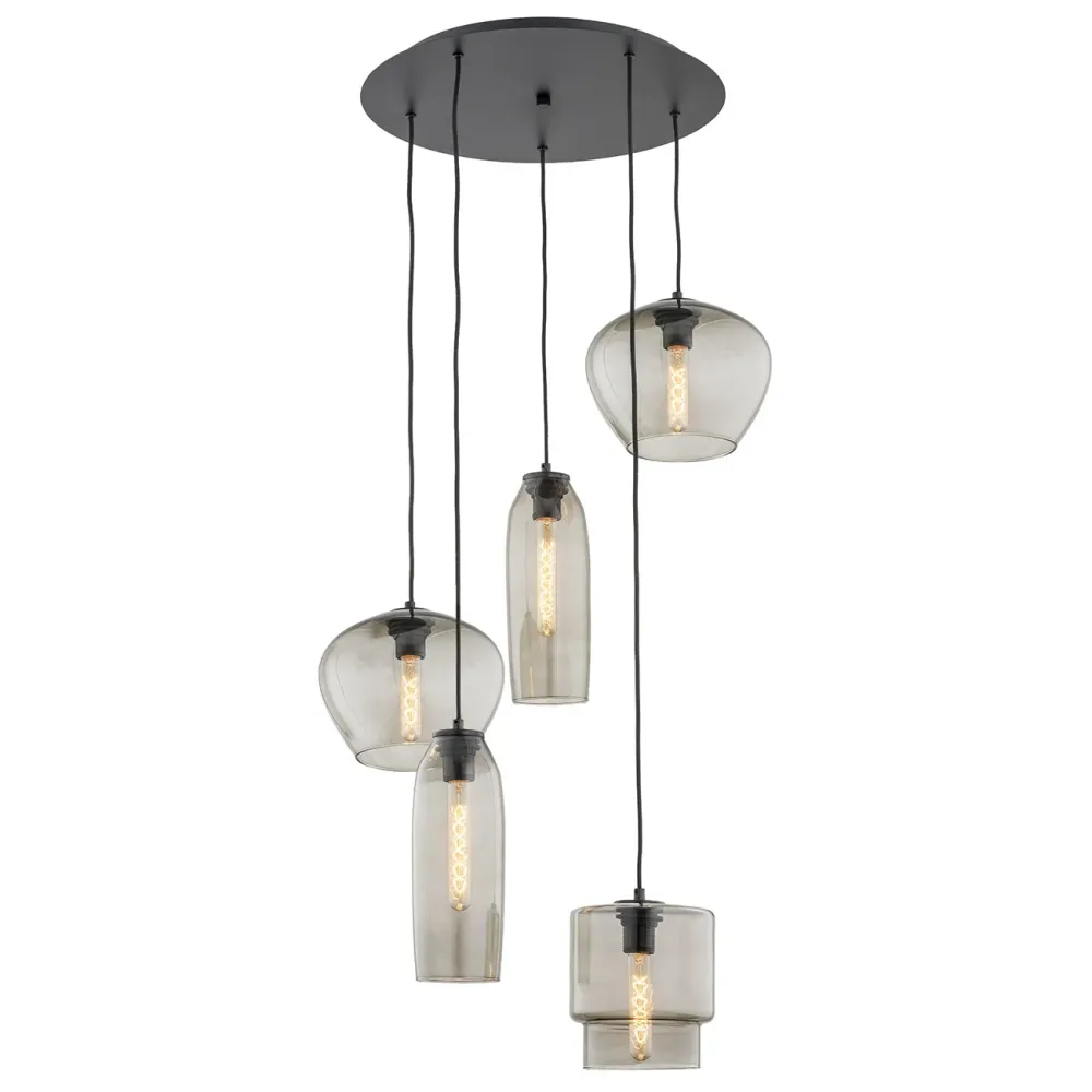 Argon Serafino 5L Pendelleuchte E27 H 150cm