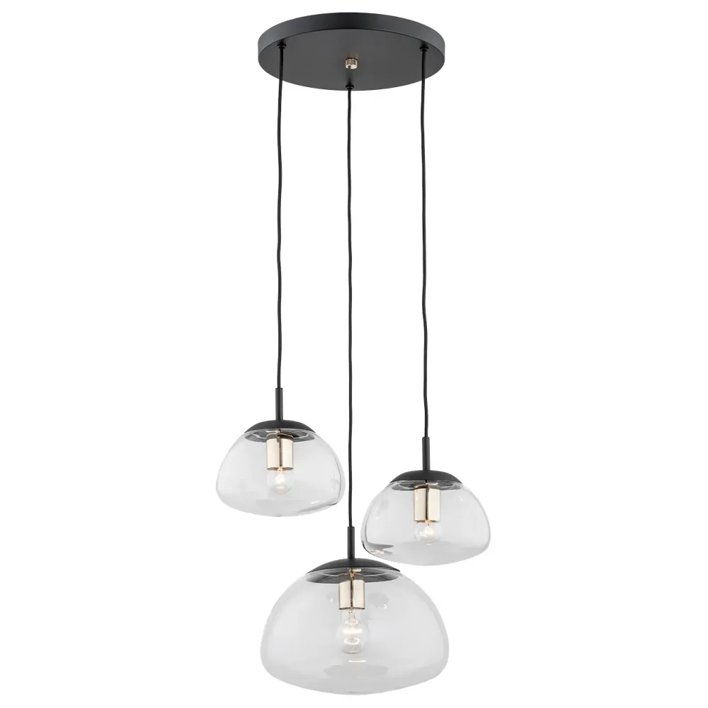 Argon Trini 3L Pendelleuchte E27 H 108cm