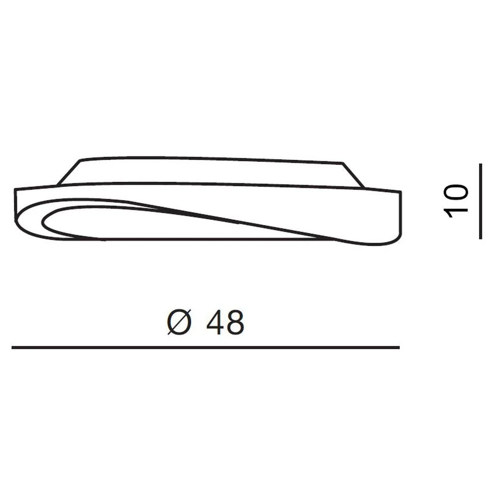 Azzardo CIRCULO Deckenleuchte 3L, weiß, E27