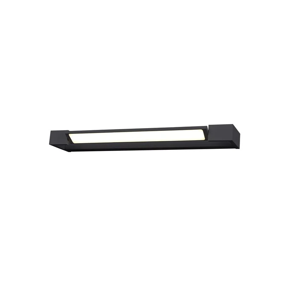 Azzardo DALI Wandleuchte 1L, schwarz, LED LED