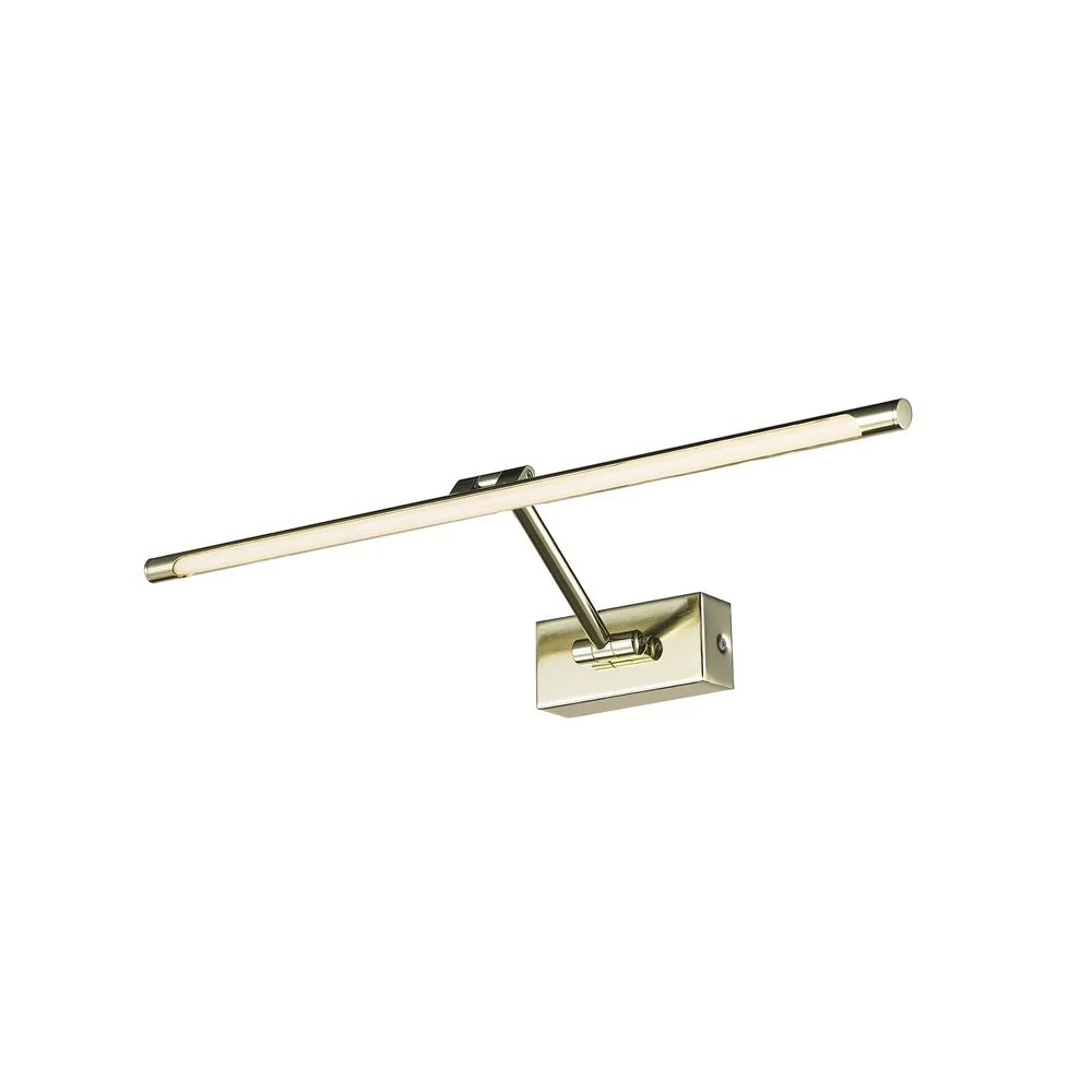 Azzardo DAVINCI Wandleuchte 1L, Gold, LED LED