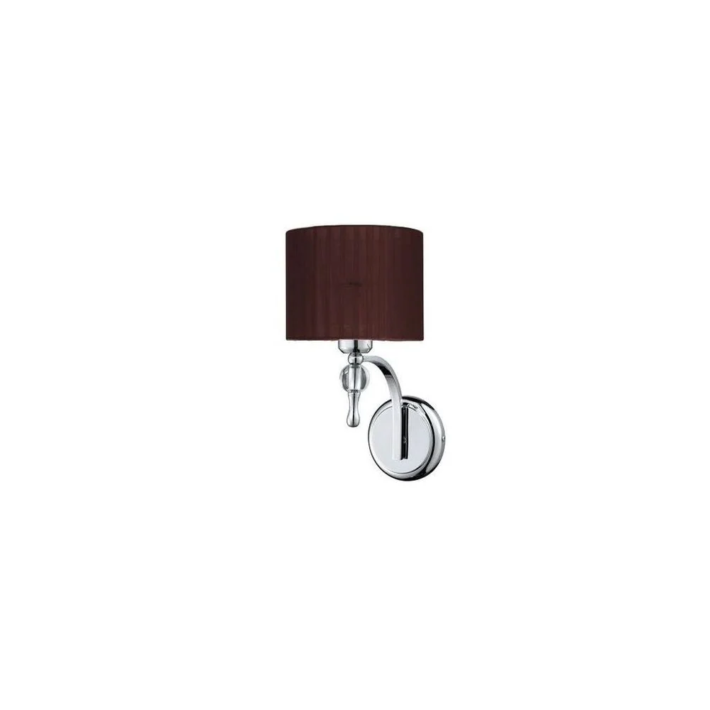 Azzardo IMPRESS Wandleuchte 1L, braun, E27