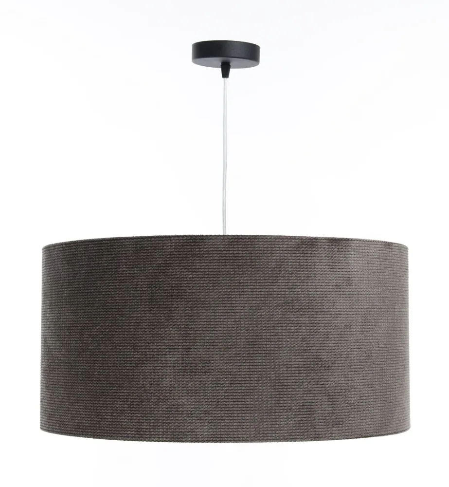 BPS Koncept Glamour 1L Deckenpendelleuchte E27 dunkelgrau