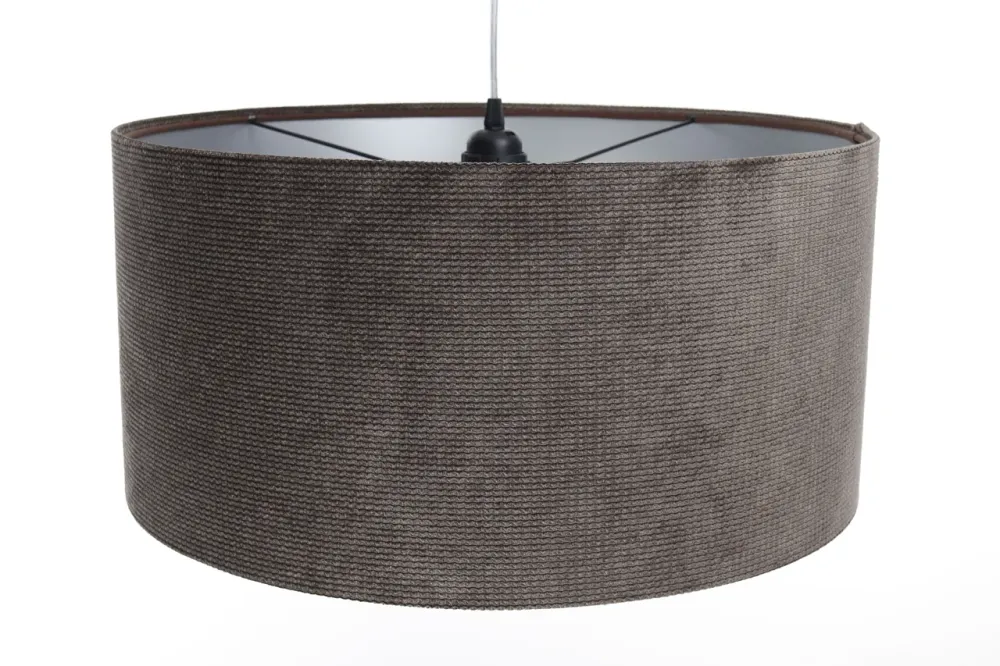 BPS Koncept Glamour 1L Deckenpendelleuchte E27 dunkelgrau