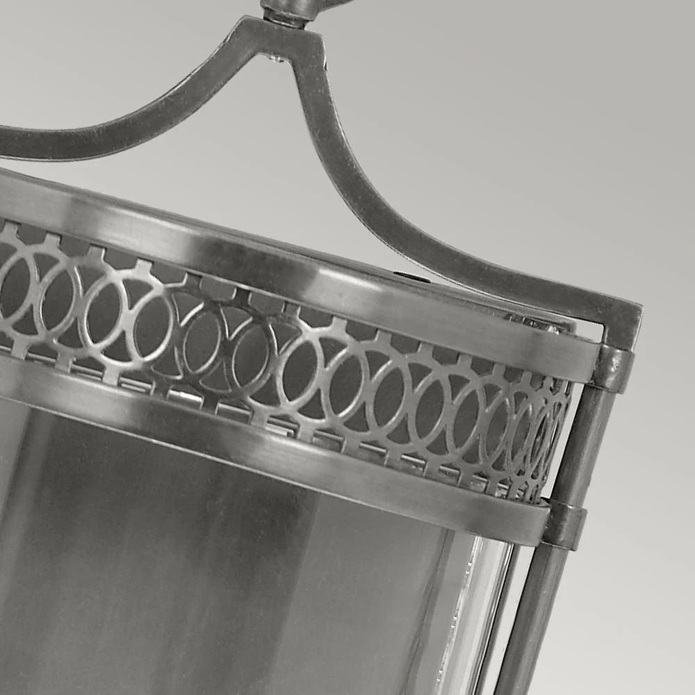 Wandleuchte Elstead Lighting (GH-WB-PN) Guildhall, Baustahl, Glas, E14