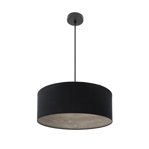 Fabrilamp Deckenpendelleuchte Tania, schwarzes Metall, E27