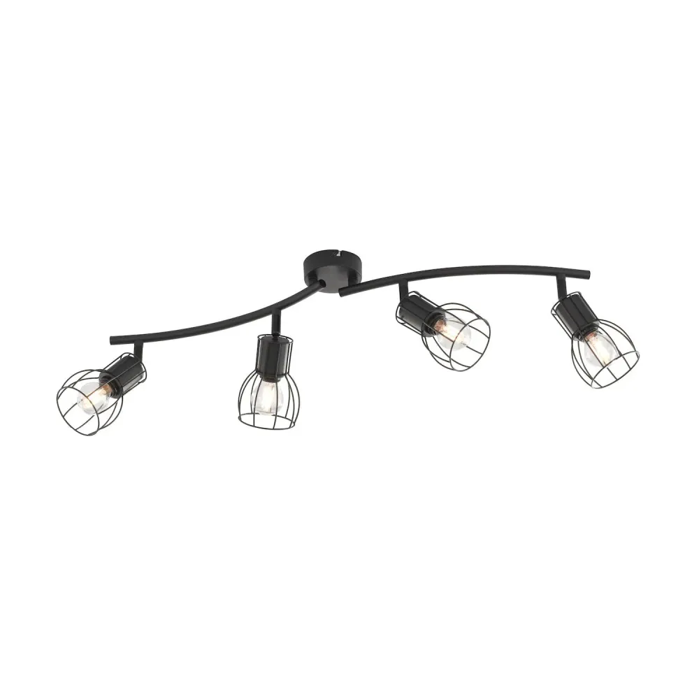 Deckenschienenleuchte Fischer & Honsel Kafes 4L E14