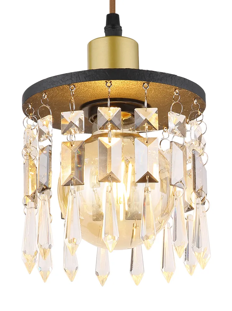 Globo Lighting Comma Messing-Pendelleuchte E27