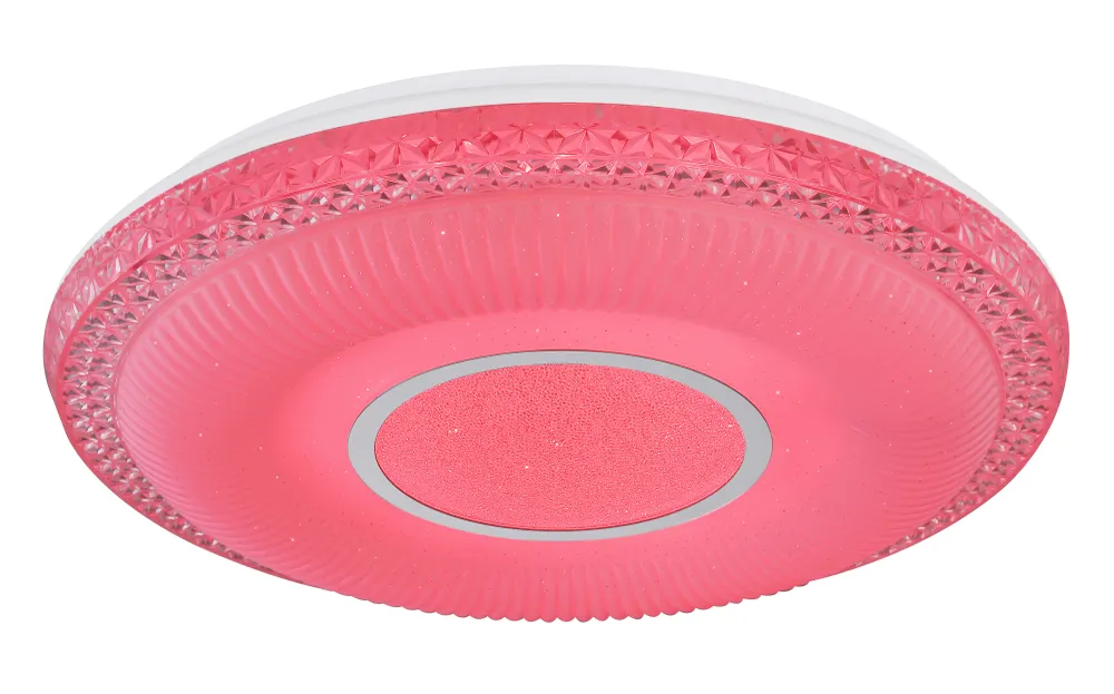 Globo Lighting Klemens Deckenleuchte, flach montiert, Metall, weiß, 1/1 l