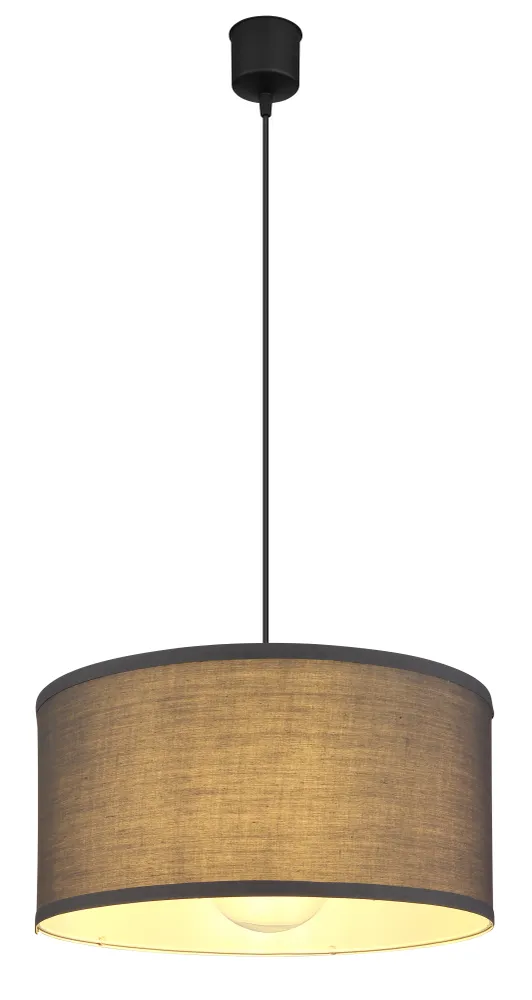 Globo Lighting Nathan Deckenpendelleuchte, Metall, Schwarz, E27