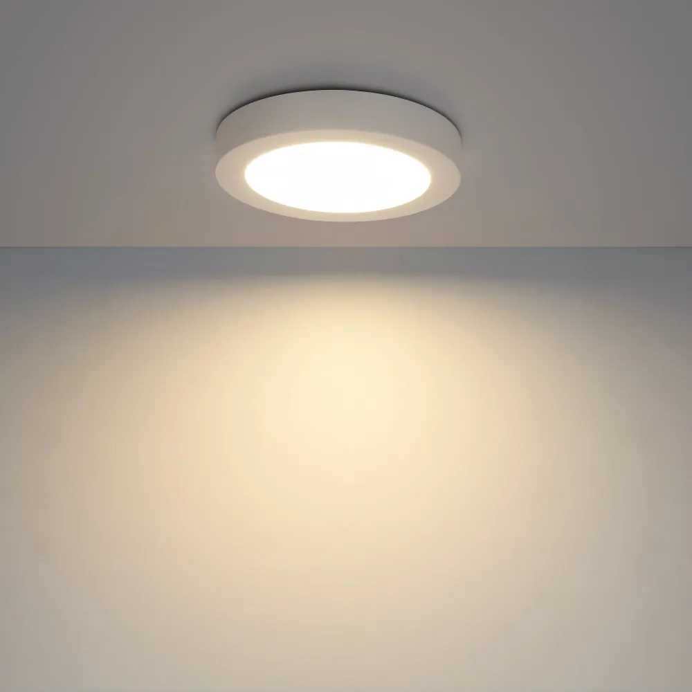 Globo Lighting Paula Deckenleuchte, flächenbündig, Kunststoff, weiß