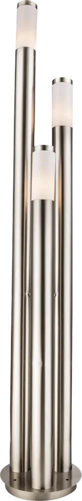 Straßenlaterne Globo Lighting Boston, Edelstahl, E27, 3L