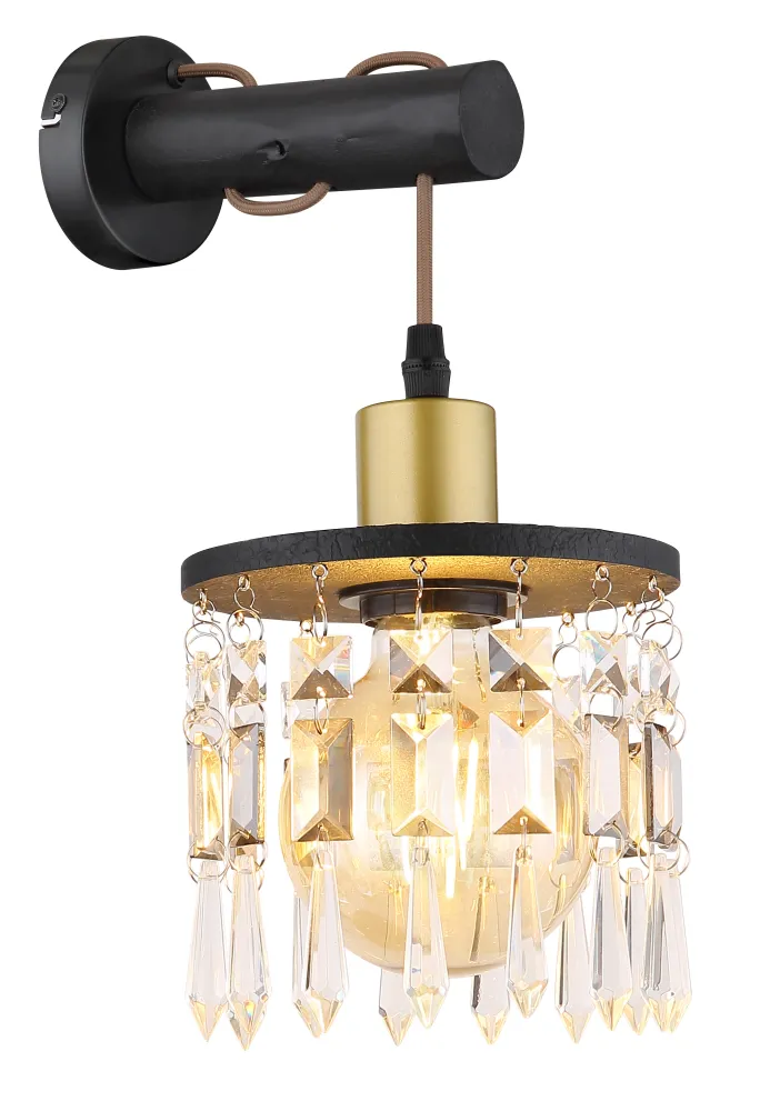 Wandleuchte Globo Lighting Comma Messing E27
