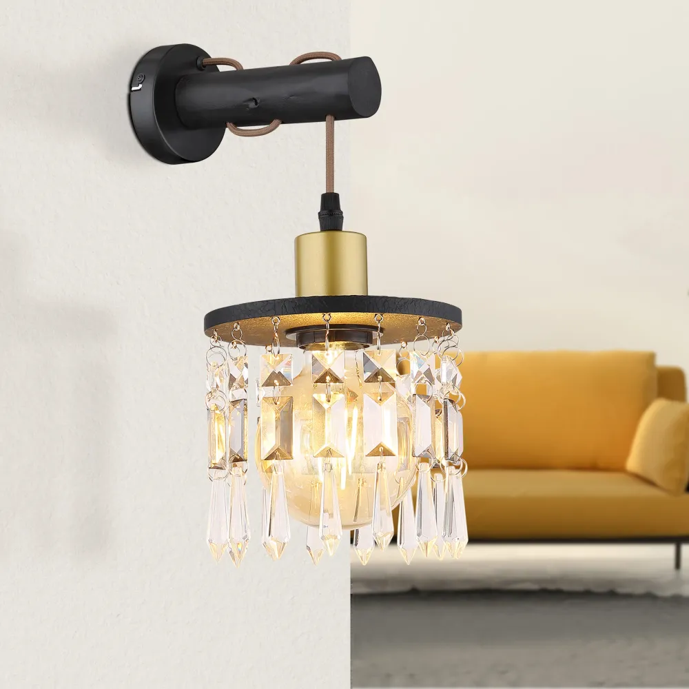 Wandleuchte Globo Lighting Comma Messing E27