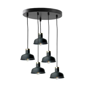 Keter Lighting Hebe 5L Deckenpendelleuchte E27 H 120,0 cm