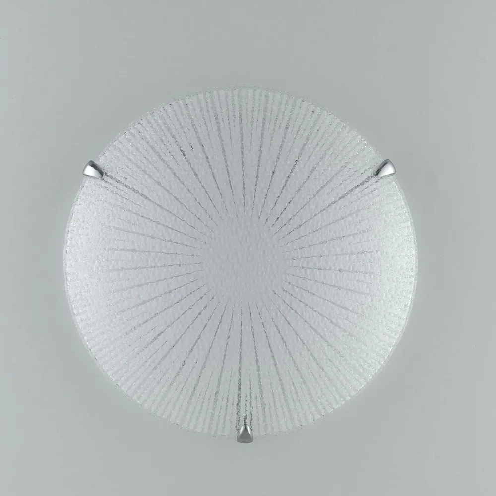 Flush mount ceiling lamp Luce Ambiente e Design CHANTAL glass LED